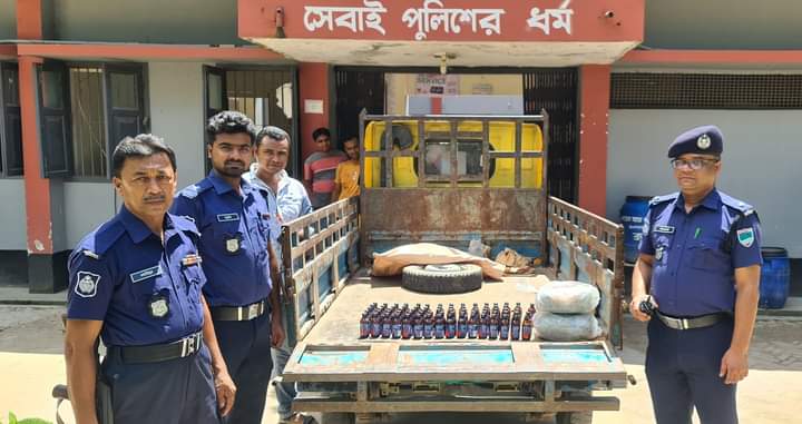 চৌগাছায় ৭৪ বোতল ফেনসিডিল ও ৩ কেজি ৮শ গ্রাম গাঁজা উদ্ধার