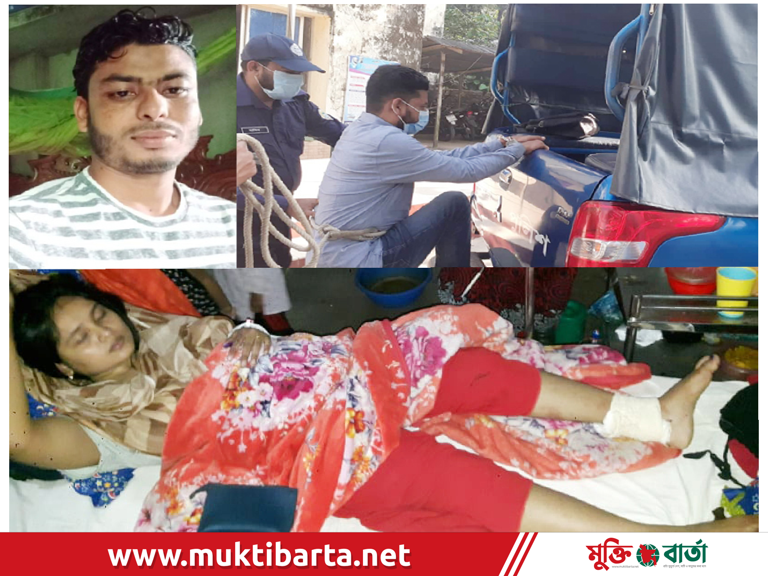 বানারীপাড়ায় যৌতুকের দাবীতে শিশু সন্তানের সামনে স্ত্রীর পায়ের রগ কেটে দেওয়া সেই স্বামী গ্রেফতার