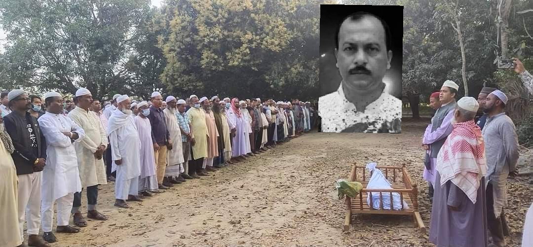 চৌগাছার ধূলিয়ানী ইউপির চেয়ারম্যান মরহুম আতিয়ার রহমানের দাফন সম্পন্ন