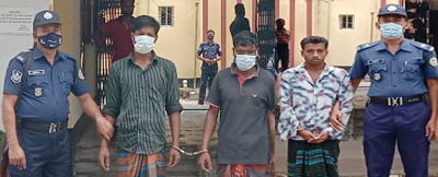 বানারীপাড়ায়  ইয়াবা ও গাঁজাসহ তিন মাদক ব্যবসায়ী গ্রেফতার  