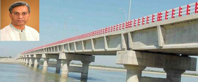 বানারীপাড়ায় সন্ধ্যা নদীতে নির্মিত হচ্ছে স্বপ্নের সেতু