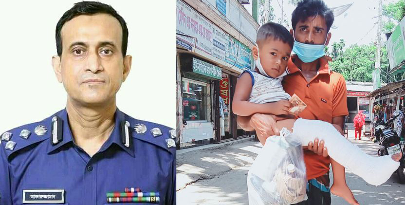 বানারীপাড়া হাসপাতালে ডিআইজির হস্তক্ষেপে বিনামূল্যে শিশুর চিকিৎসা
